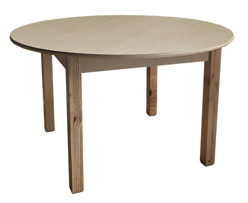 *SPECIAL Billy Kidz Birch & Sandy Birch Laminate Table Round 900 x 900mm - 45cmH